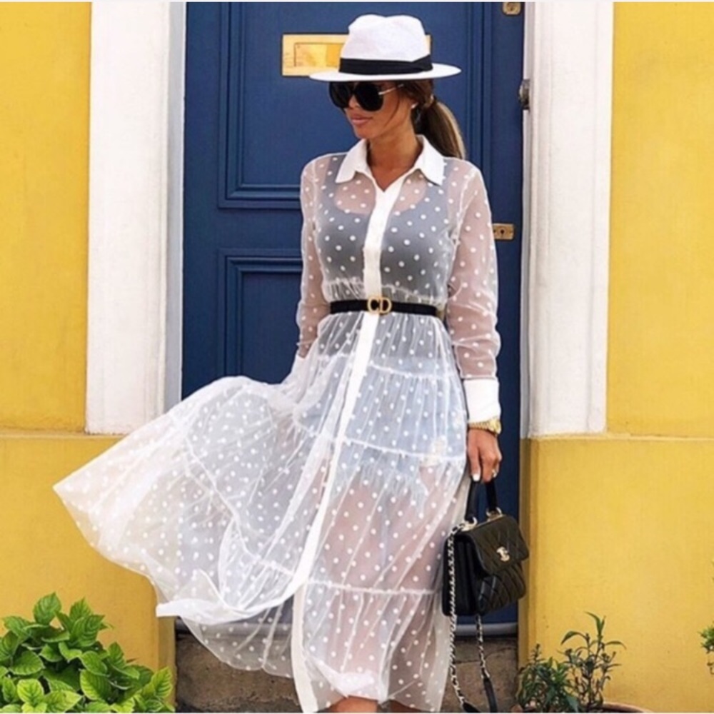 ZARA TULLE DRESS - Picture 7 of 8